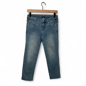 Cache Rhinestone Skinny Jeans – Size 0